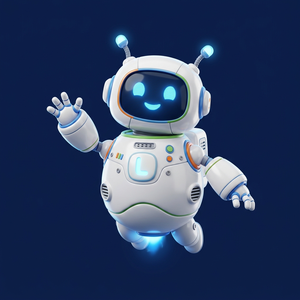 AI Guruji mascot - Your interactive online virtual Hindi mentor for Malayalam speakers